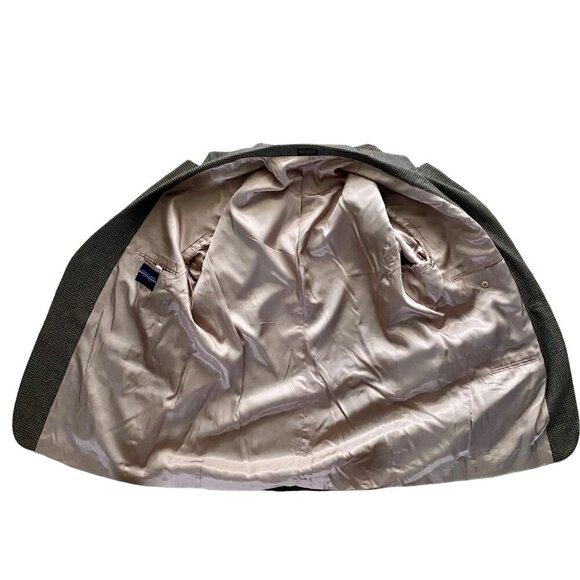 Oscar De La Renta Menswear 2 Button Wool Blazer  Jacket Men's 43R - Picture 6 of 12